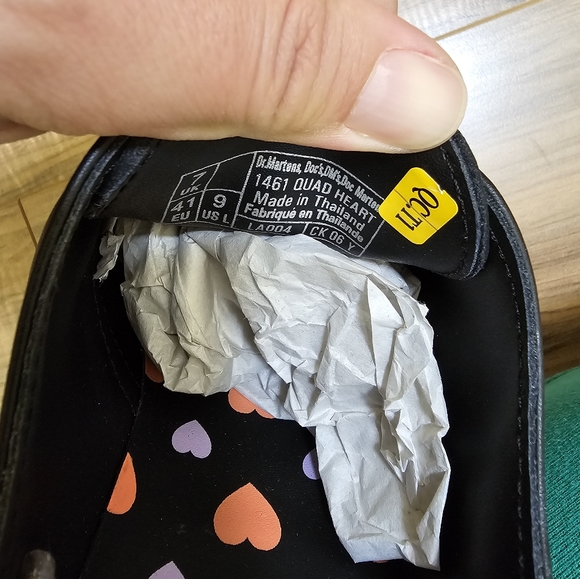 Dr. Martens1461 Quad Heart Platform Derby, size US 9 - Picture 7 of 11